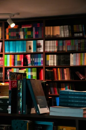 Photo d'une librairie